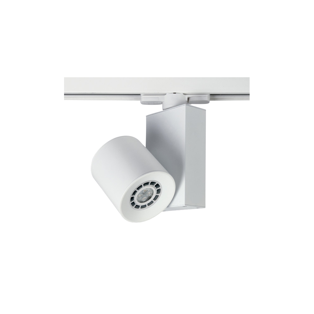 3PH-Track Spot CY MR16 GU10, 50W, IP20, alb