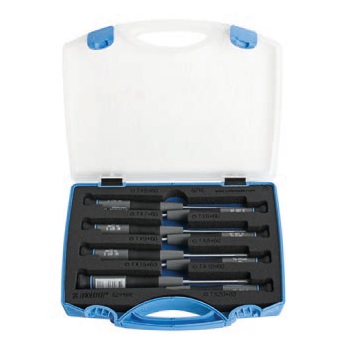 621pb8e set de surubelnite torx pentru electronisti in cutie de plastic tx 5 - tx 20 / 8