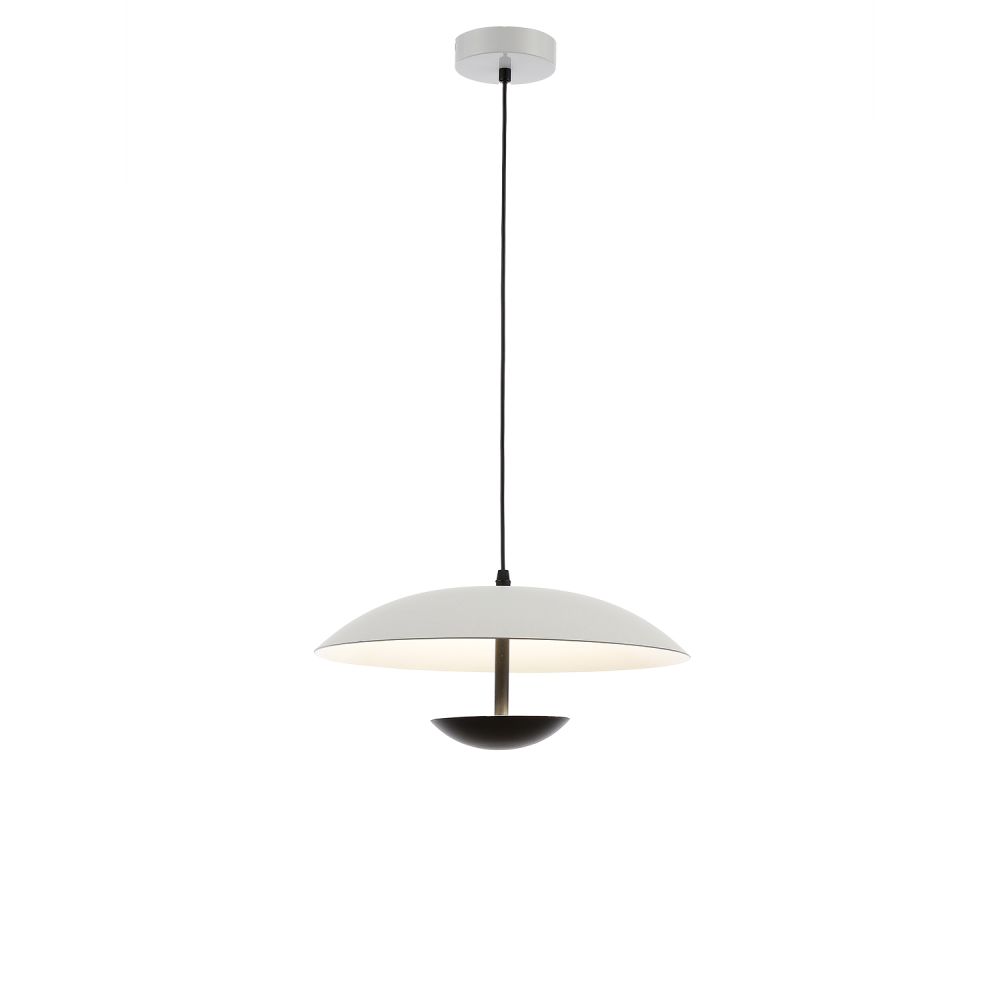 AŇĹ&Iacute;Ŕ LED PENDANT 12W 4000K, WHITE+BLACK