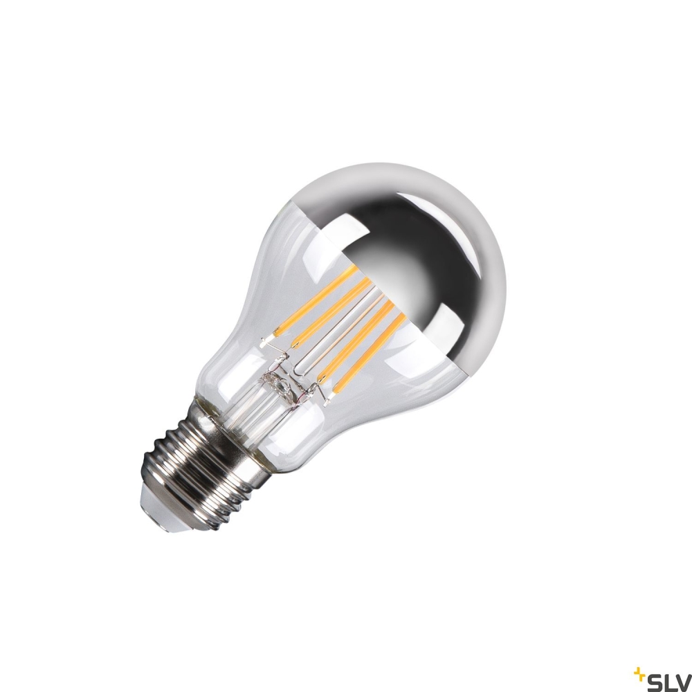 A60 E27 Mirrorhead, LED Lm chrom 7,5W 2,7K CRI90 180&deg;