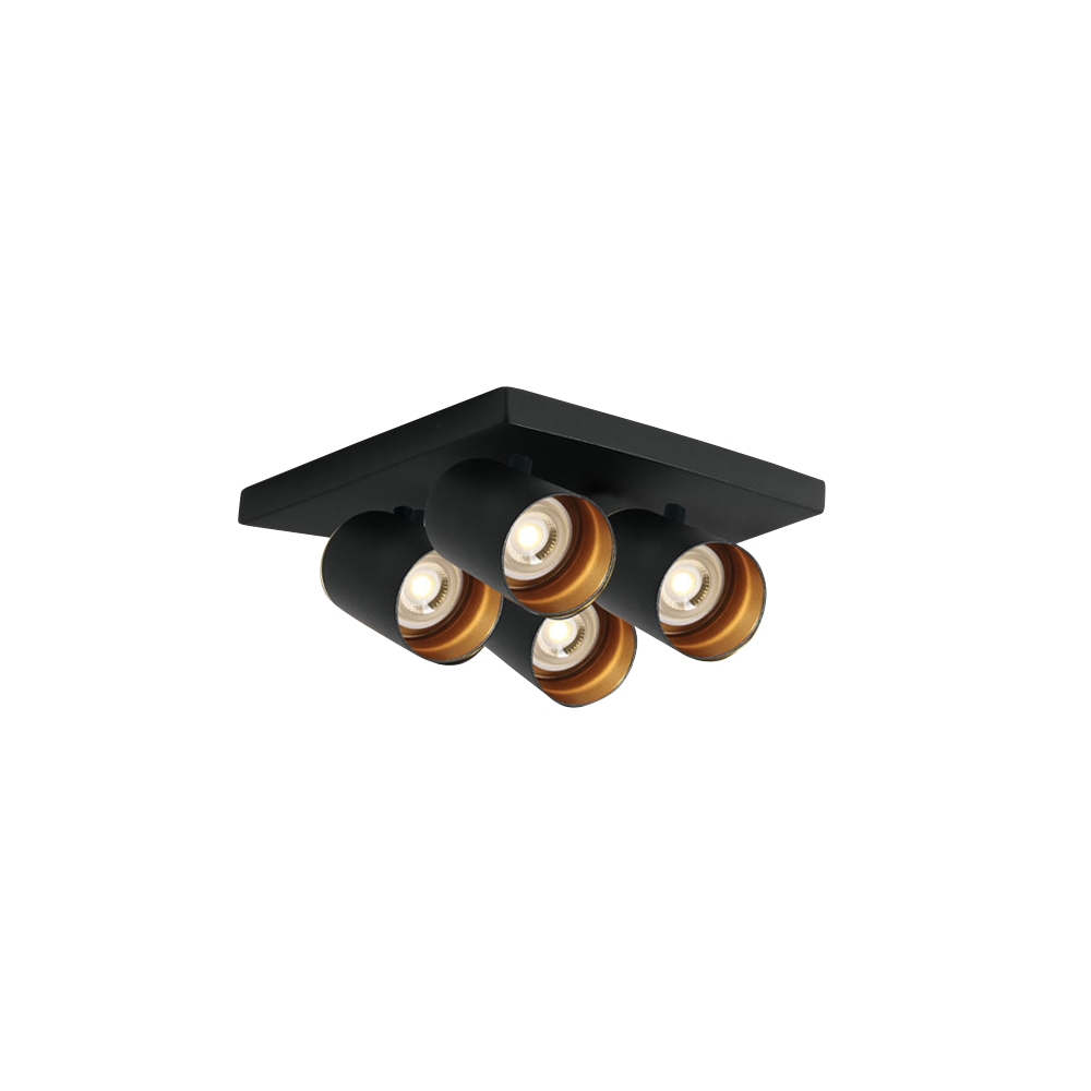 Acrux 4x10W 100-240V GU10 IP20 negru