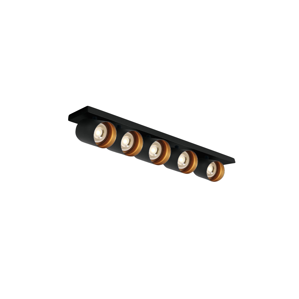 Acrux 5x10W 100-240V GU10 IP20 negru