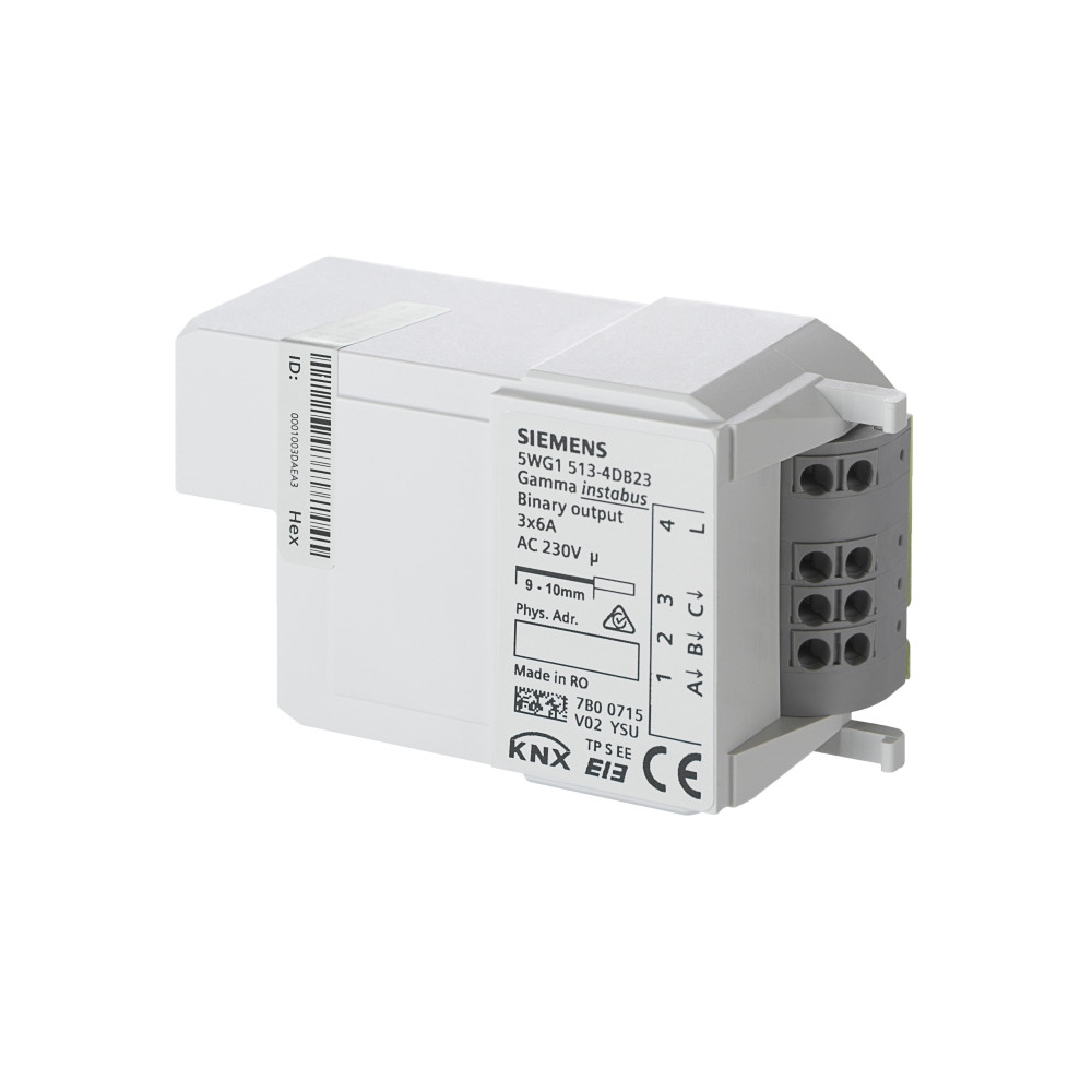 Actuator comutare pentru montaj &icirc;n casetă, 3 x 6A