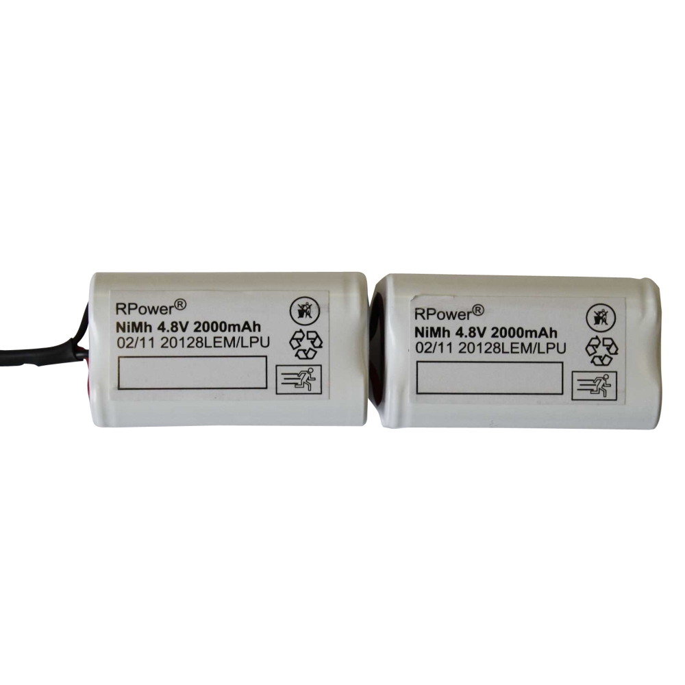 Akku 9,6V 2,0 Ah ptr.Einzelbatt. luminien ERT-LED 1h, 3h, 8h