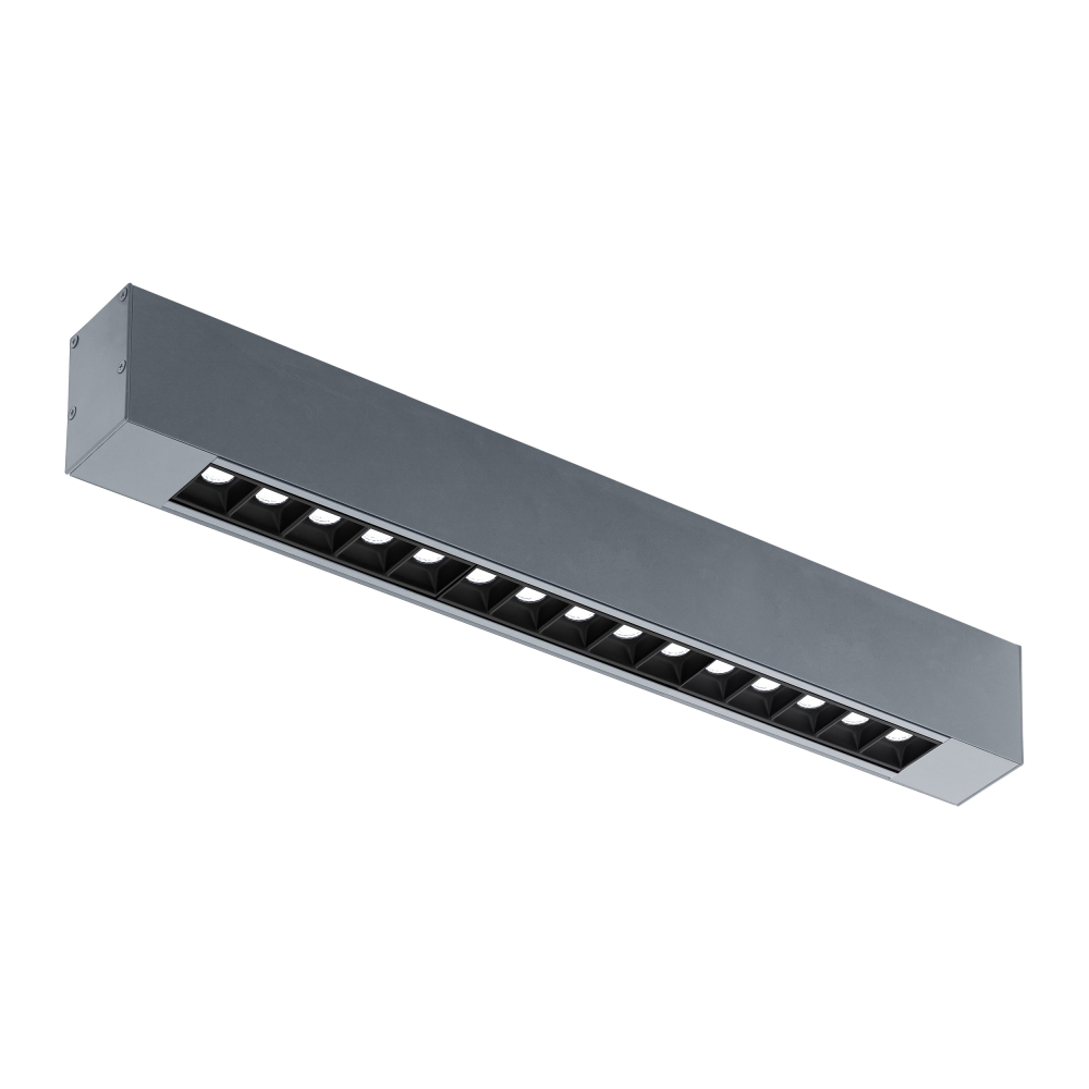 ALBAVILLA LED-SURFACE PROFILE L-403 argintiu 40&deg; 3000K