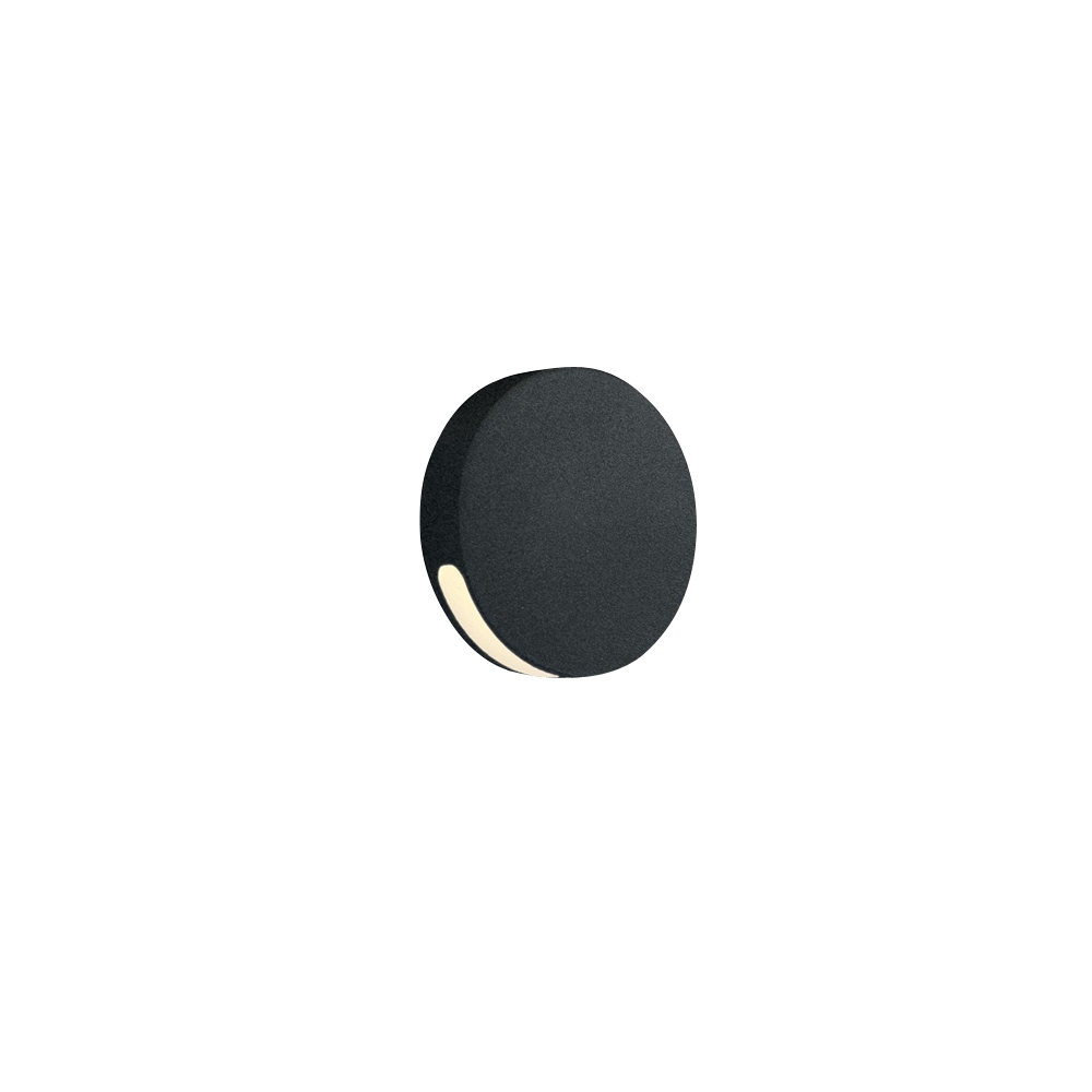 Alnar RD LED 2W, 100lm, 3000K, IP65, negru