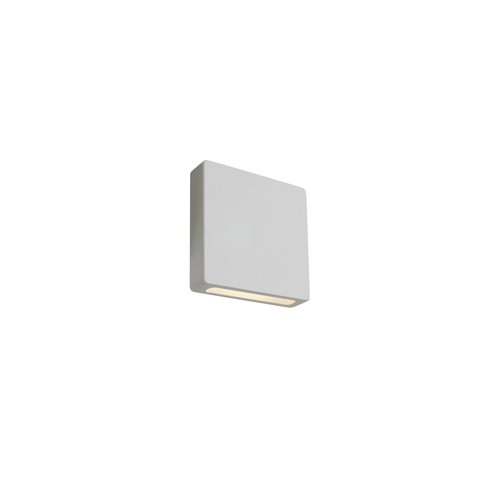 Alnar SQ Down 2W, 100lm, 3000K, IP65, alb