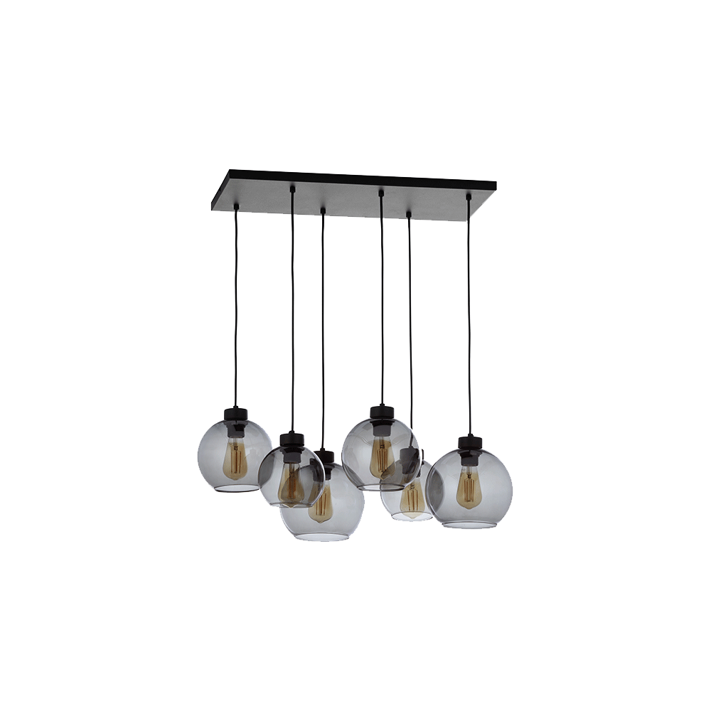 ALTHEA PENDUL 6XE27 NEGRU