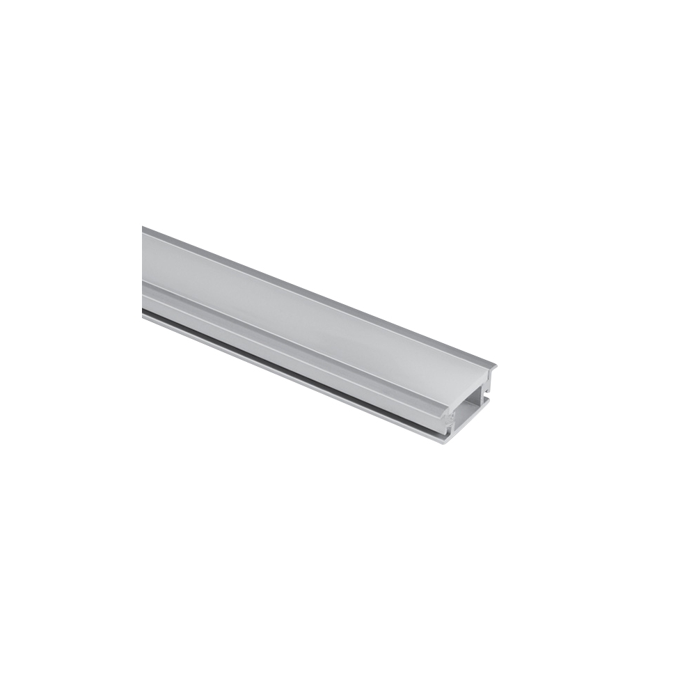 Alu inground profile 7914R/AL+3mm PC opal diffuser IP67, 2m