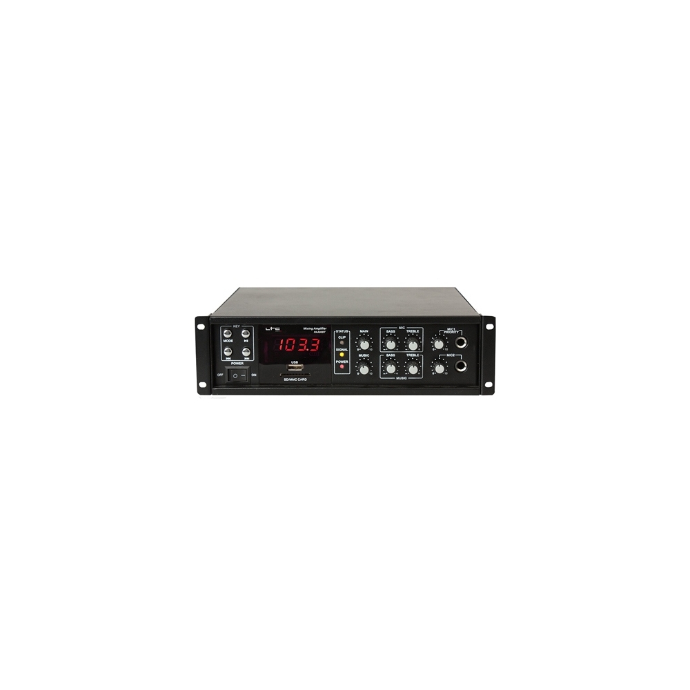 AMPLIFICATOR LINIE 100V/8OHM 50/80W USB BLUETOOTH