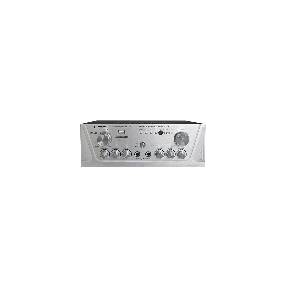 AMPLIFICATOR STEREO KARAOKE USB MP3/SD/BLUETOOTH