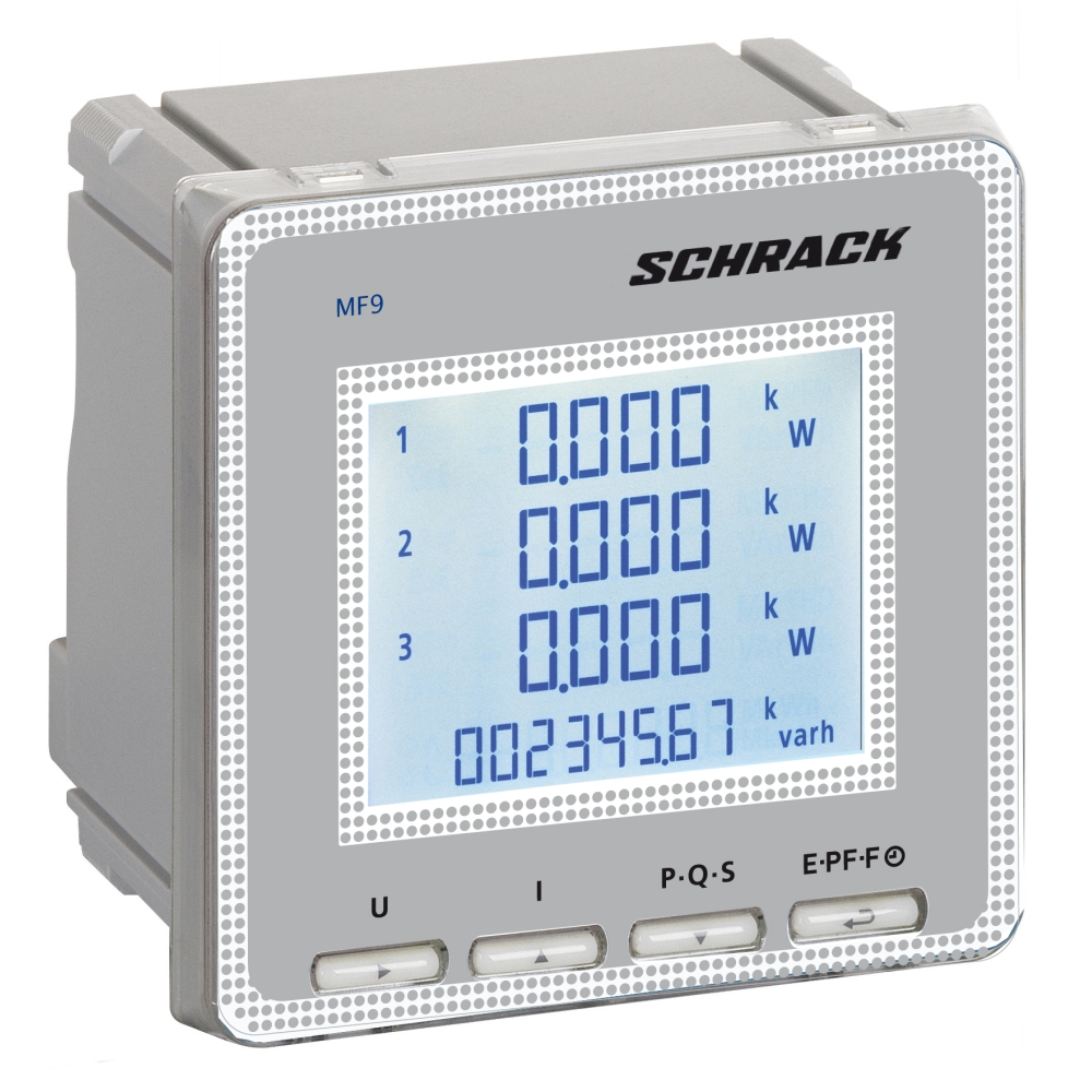 Analizor de reţea, MF9, 96x96mm, cu RS485 pt. ModBus RTU