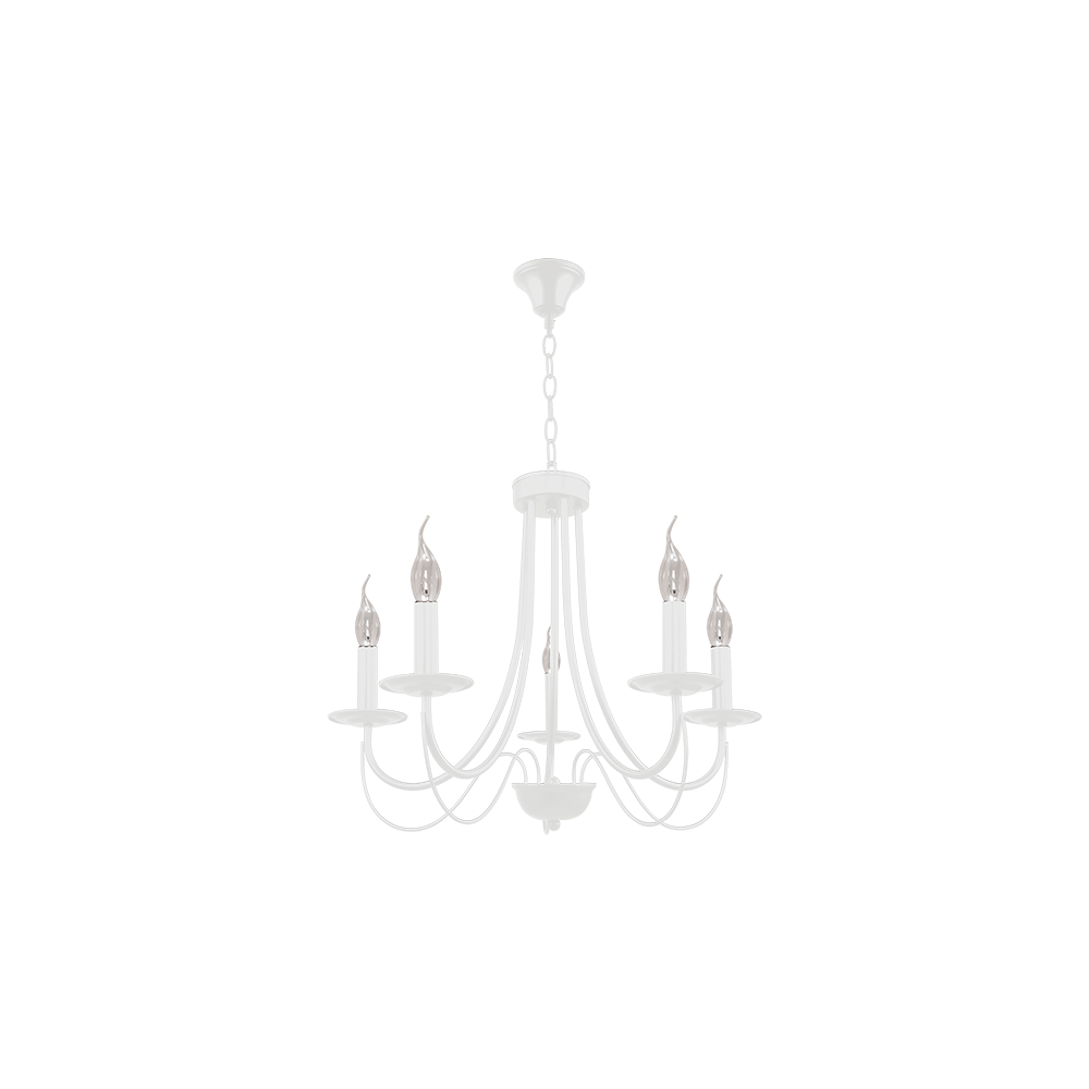ANGELA CANDELABRU 5XE14 ALB