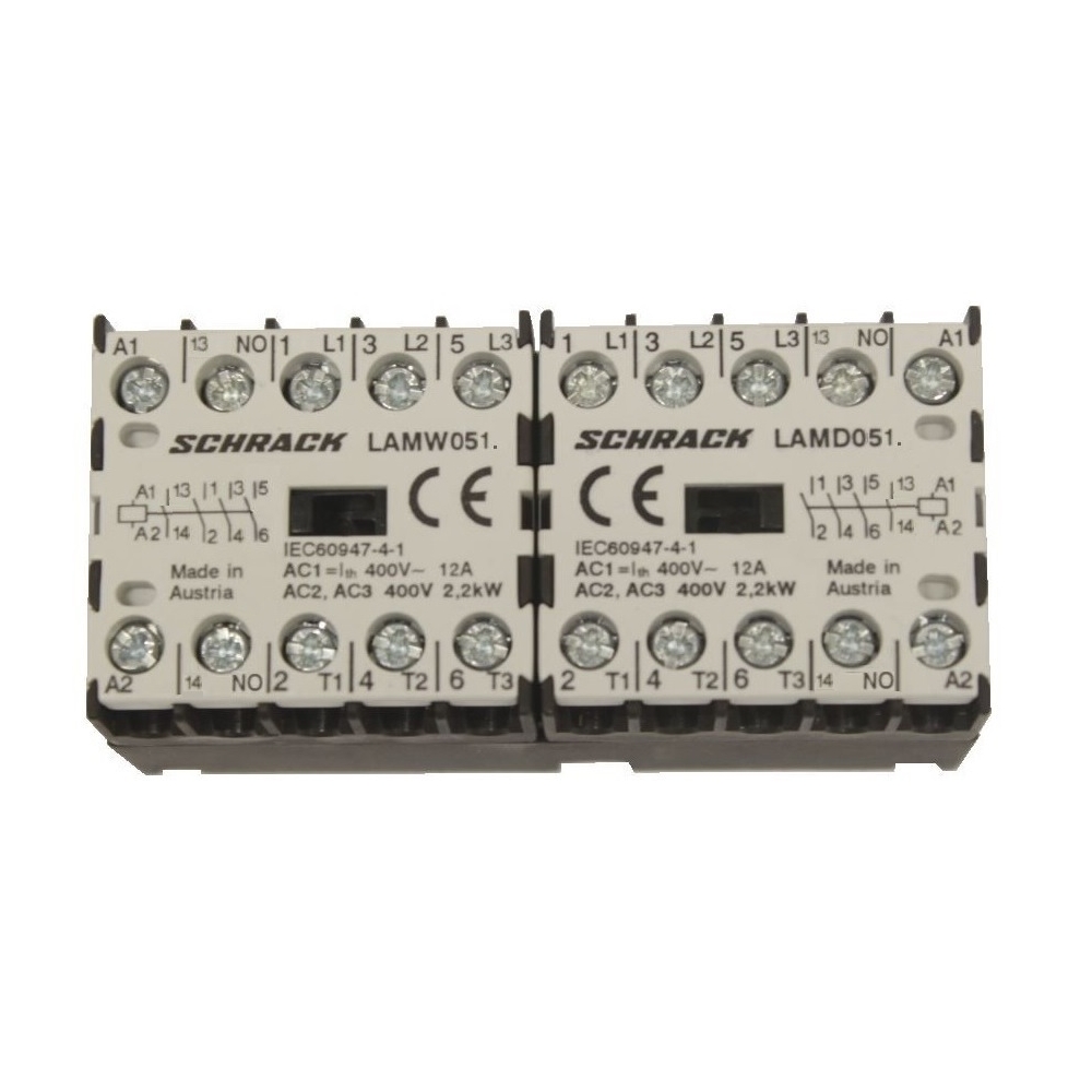 Ans.cont. reversibil, interblocaj mecanic, 2,2kW, 400V c.a.