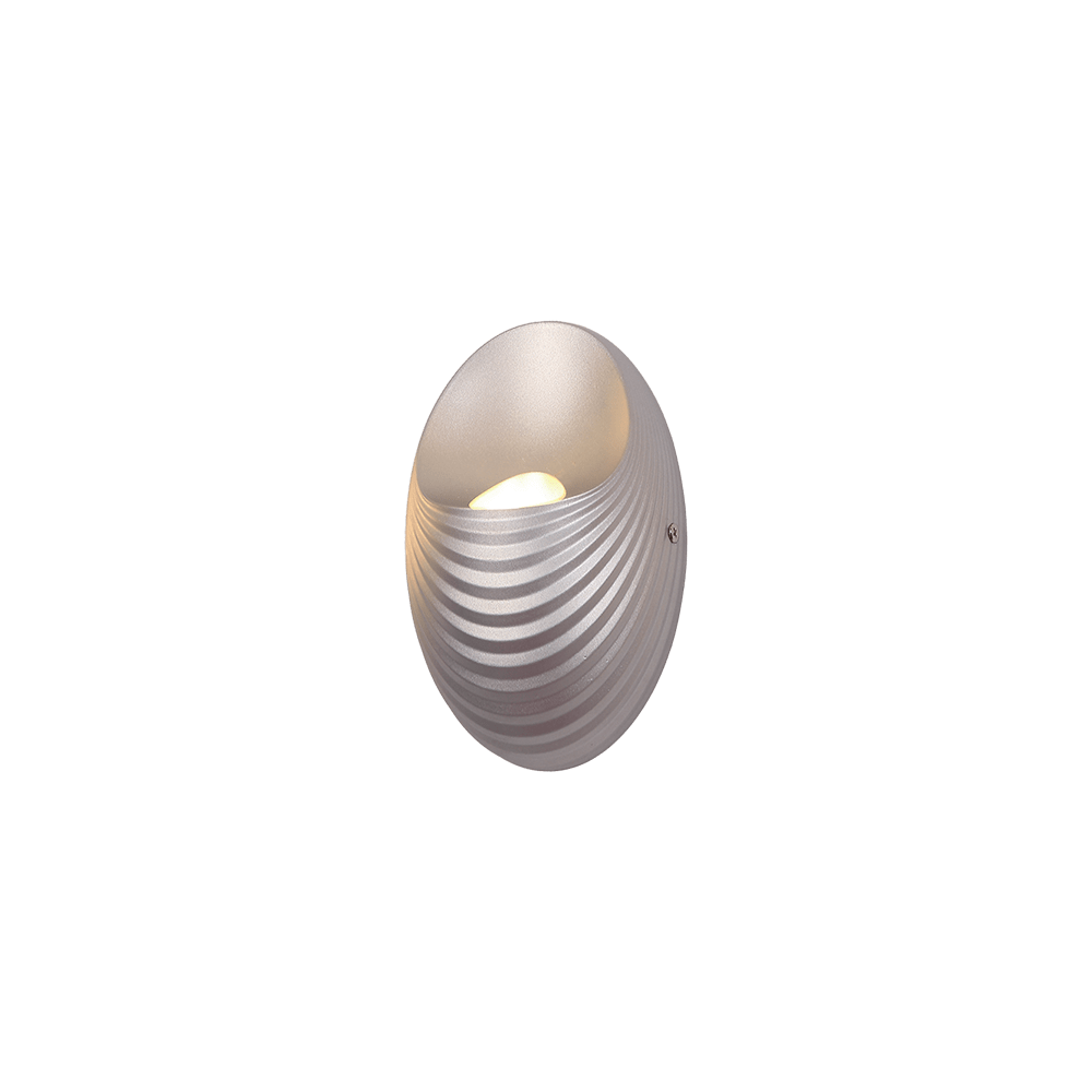 APLICA LED PERETE SHELL 5W/ 500lm/ 4000K ARGINTIE