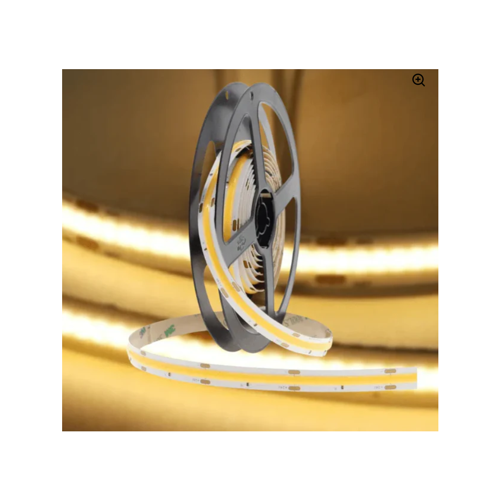 Banda LED COB 12V 320 led-m interior 10W 1100lm 8mm 5metri