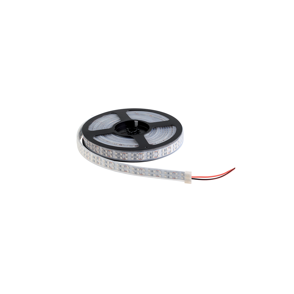BANDA LED LED1200 3528 12V/DC IP65 2X120PCS/1M LUMINA CALDA