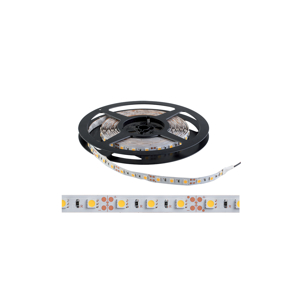 BANDA LED LED300 5050 12V DC IP20 60PCS/1M GALBEN