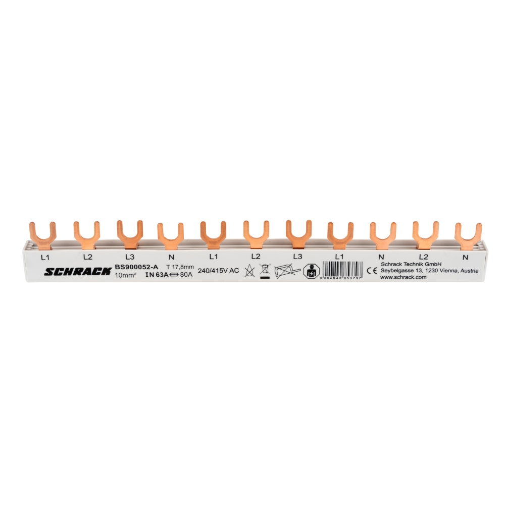 Bara colectoare 1xdif.4p+1xsig.aut.3p+2x(1+N) 11UH 10mm&sup2;