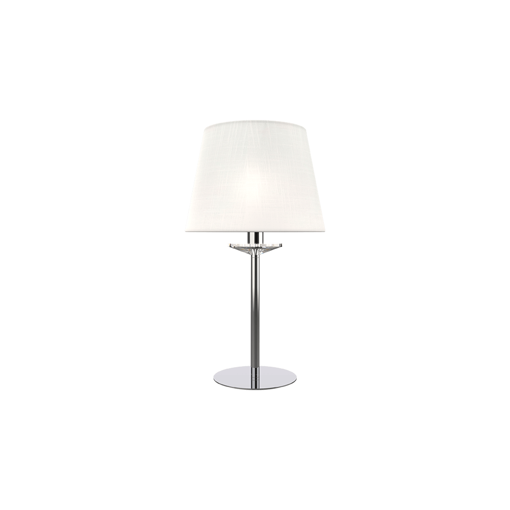 BARBARA LAMPA BIROU 1XE14 ALB/CROM