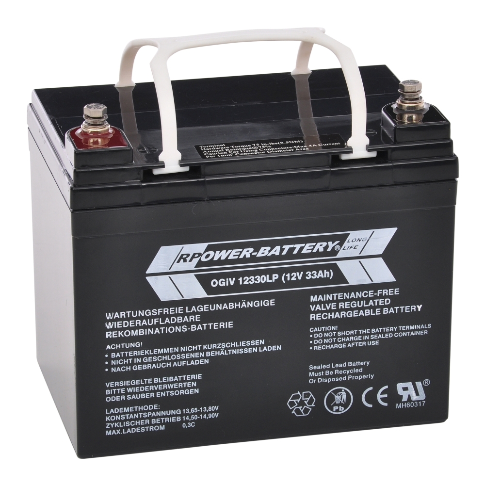 Baterie set 18 buc. Longlife OGIV 12V/33Ah inclusiv. cabluri