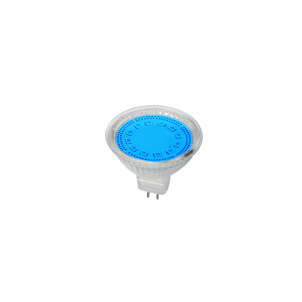BEC CU LED MR16 SMD2835 3W G5.3 12V 3000 ALBASTRU