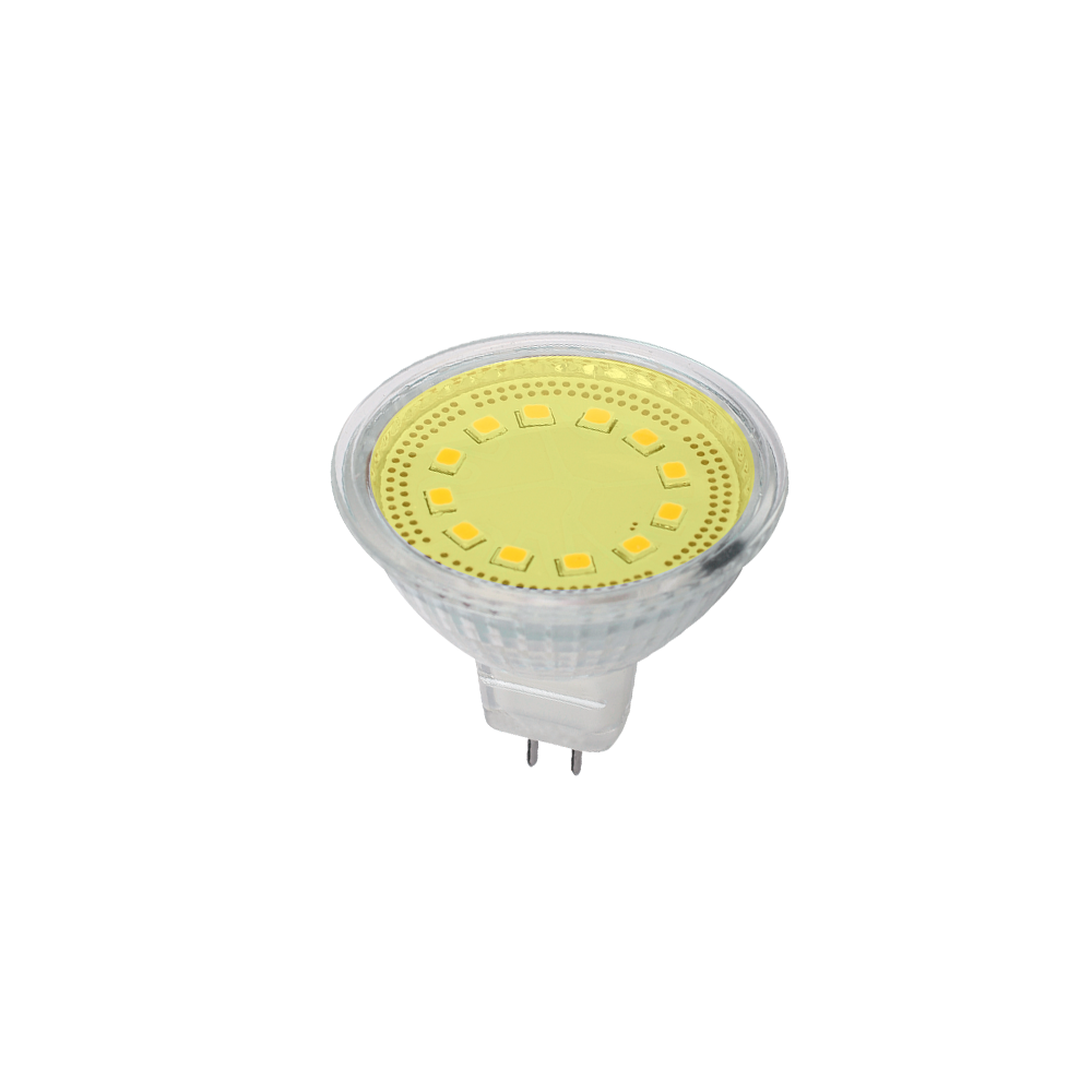 Bec cu leduri LED20 GU5.3,1.5W,12V lumina galbena