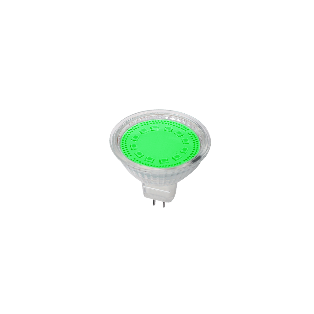 Bec cu leduri LED20 GU5.3,1.5W,12V lumina verde
