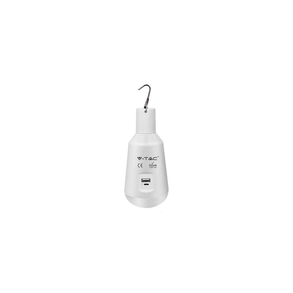 BEC LED E27 7W 3IN1 CU ACUMULATOR INCARCARE SOLARA SI USB