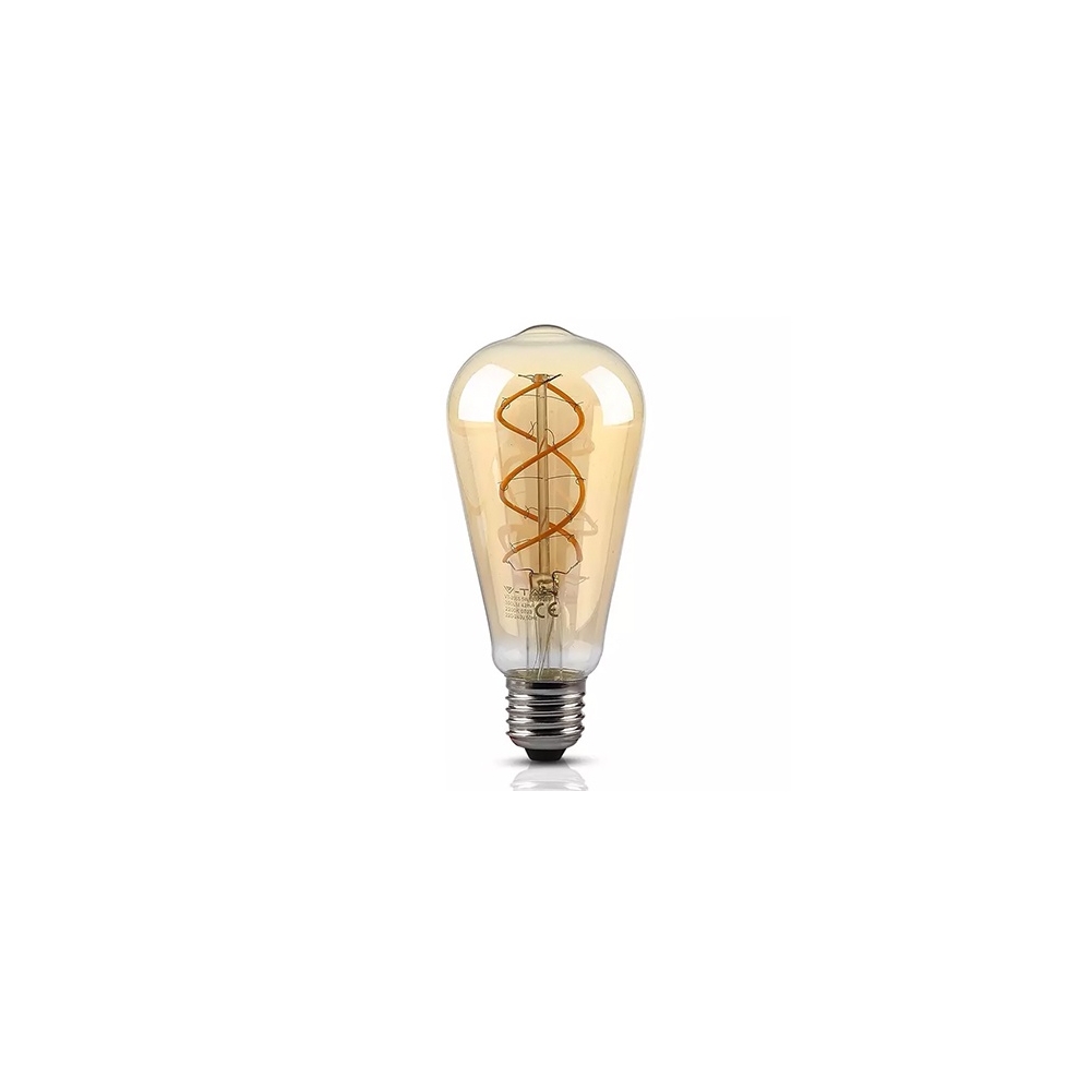 BEC LED ST64 E27 5W CU FILAMENT 2200K ALB CALD MODEL VINTAGE