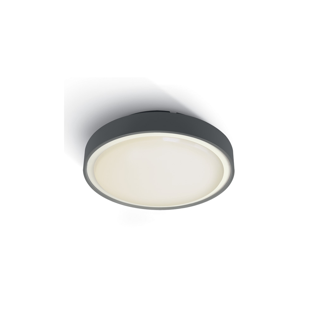 Berry II 2x12W E27 100-240V IP65 IK08 plastic antracit