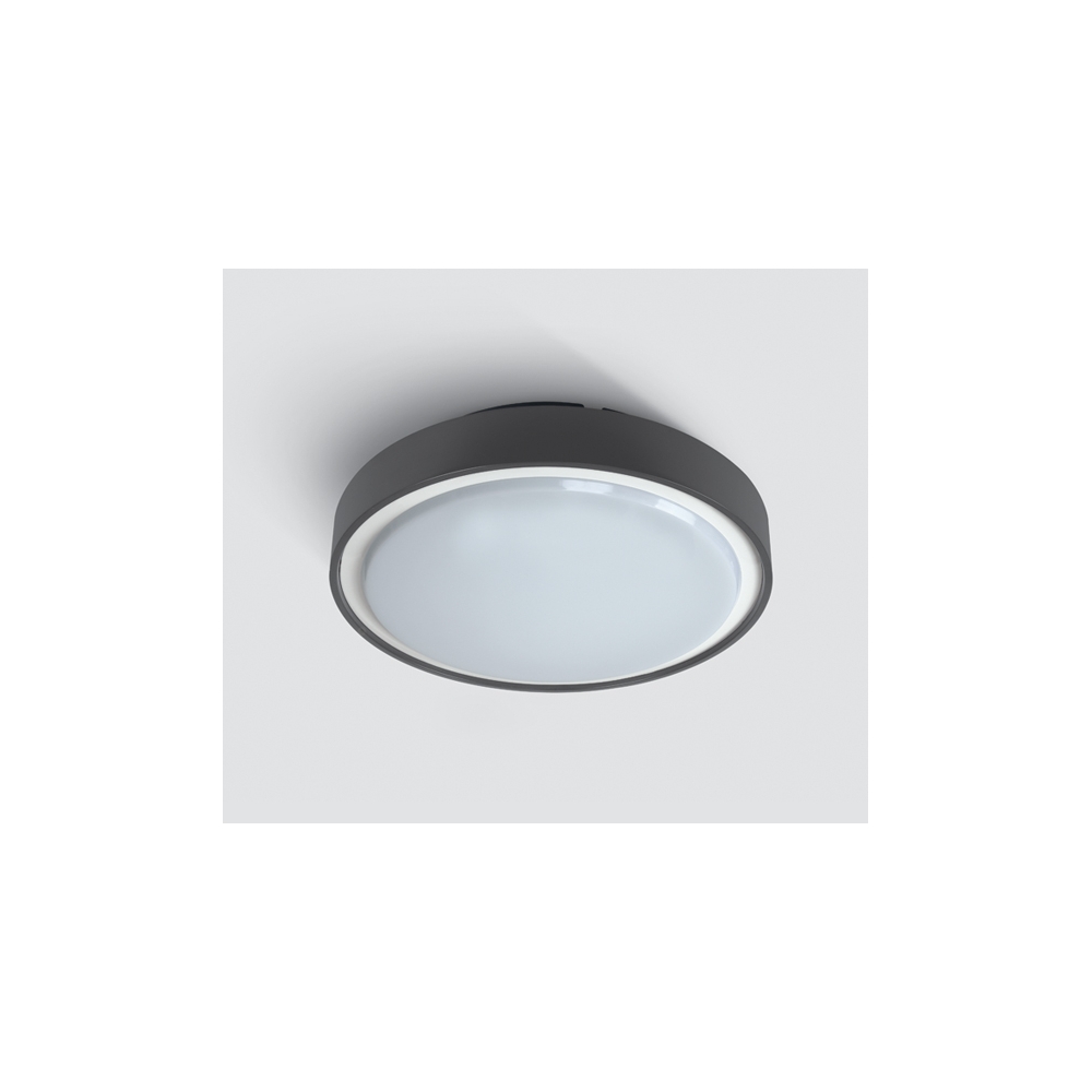 Berry LED 24W, 3000K, 1440lm, 230V, IP65, plastic,anthracite