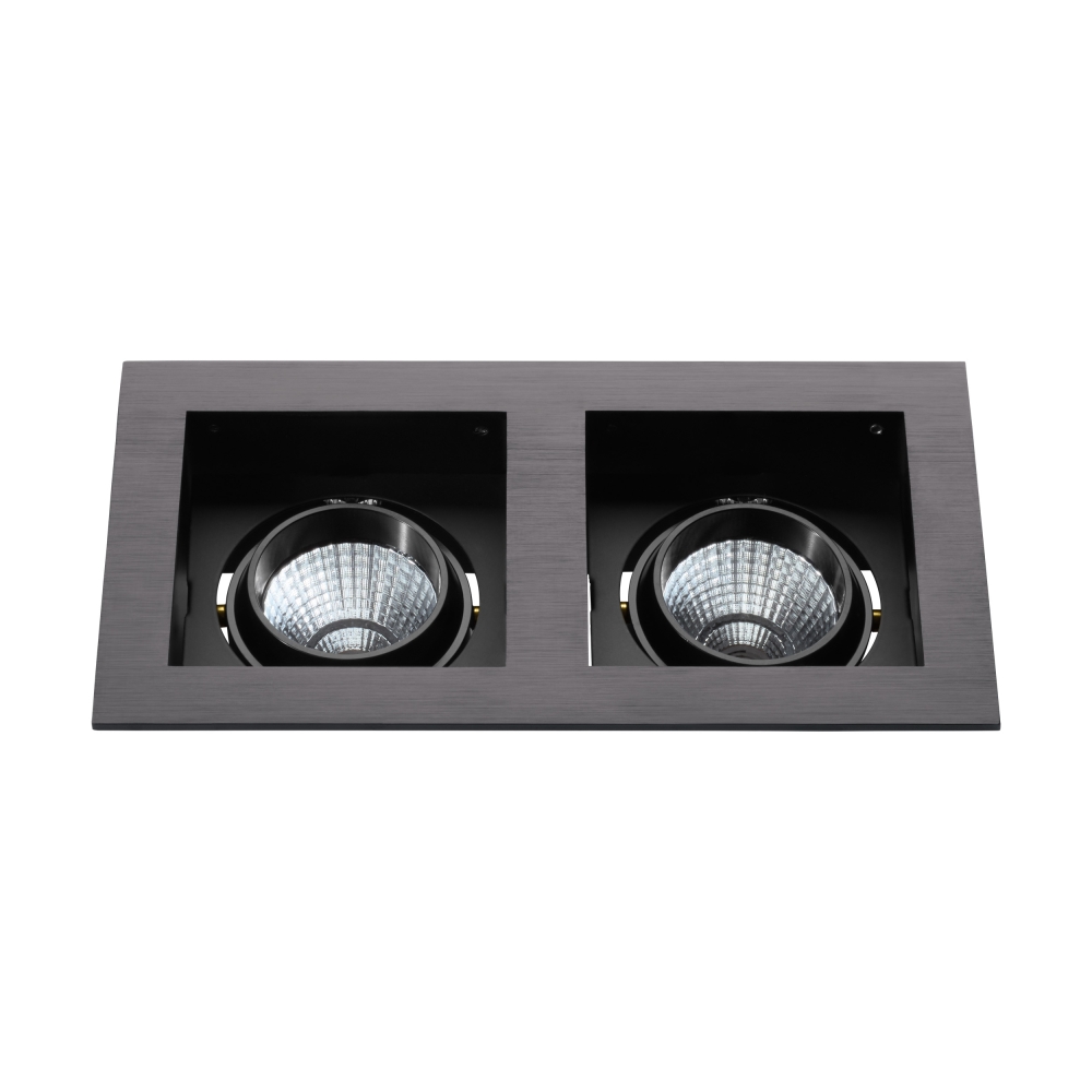 Biscari 2 swivelling 2 x 7W 2700K black IP20