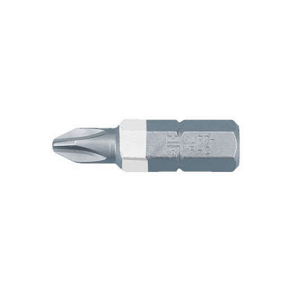 Bit 1/4" PH 2, L25mm alb