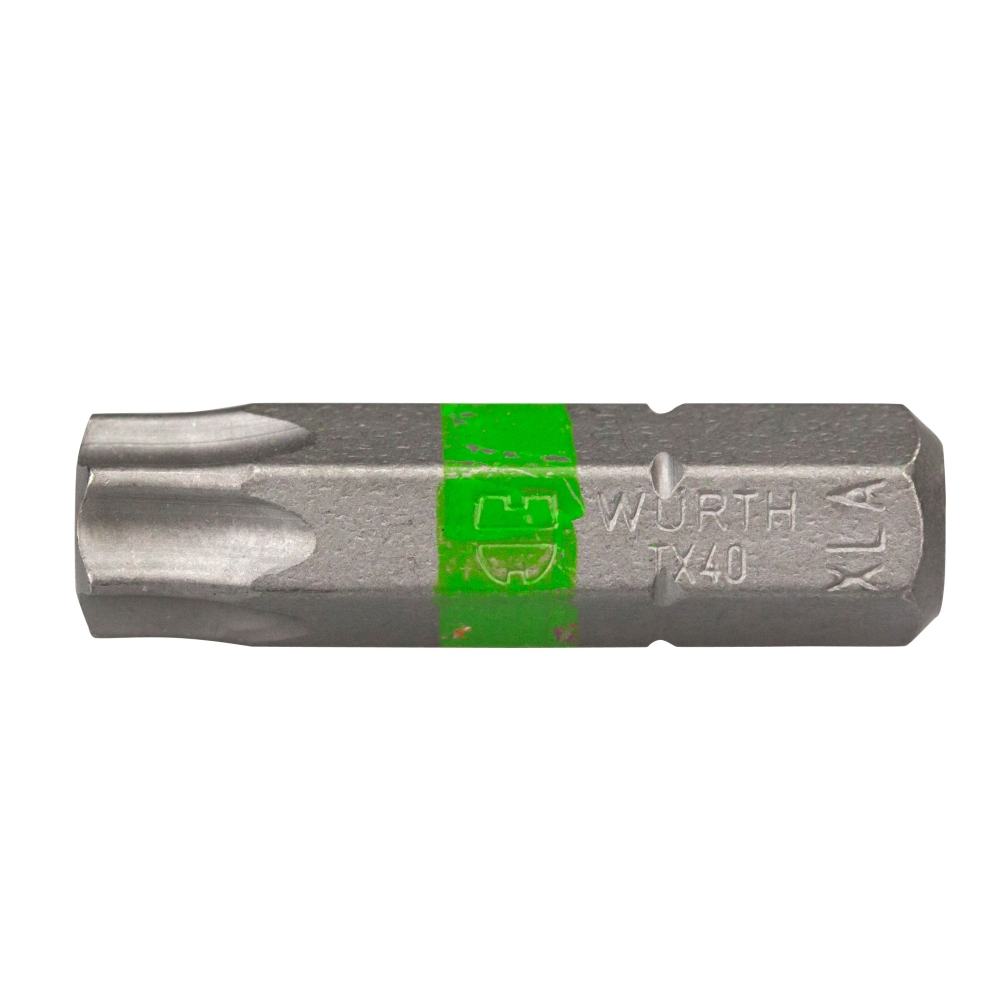 Bit 1/4" Torx TX40 verde 26mm
