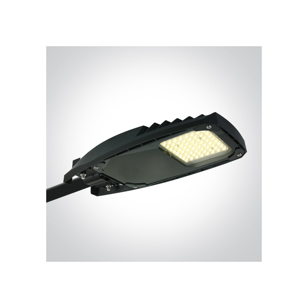Black LED 50W 6800lm 3000K 100-240V IP66 IK08 negru