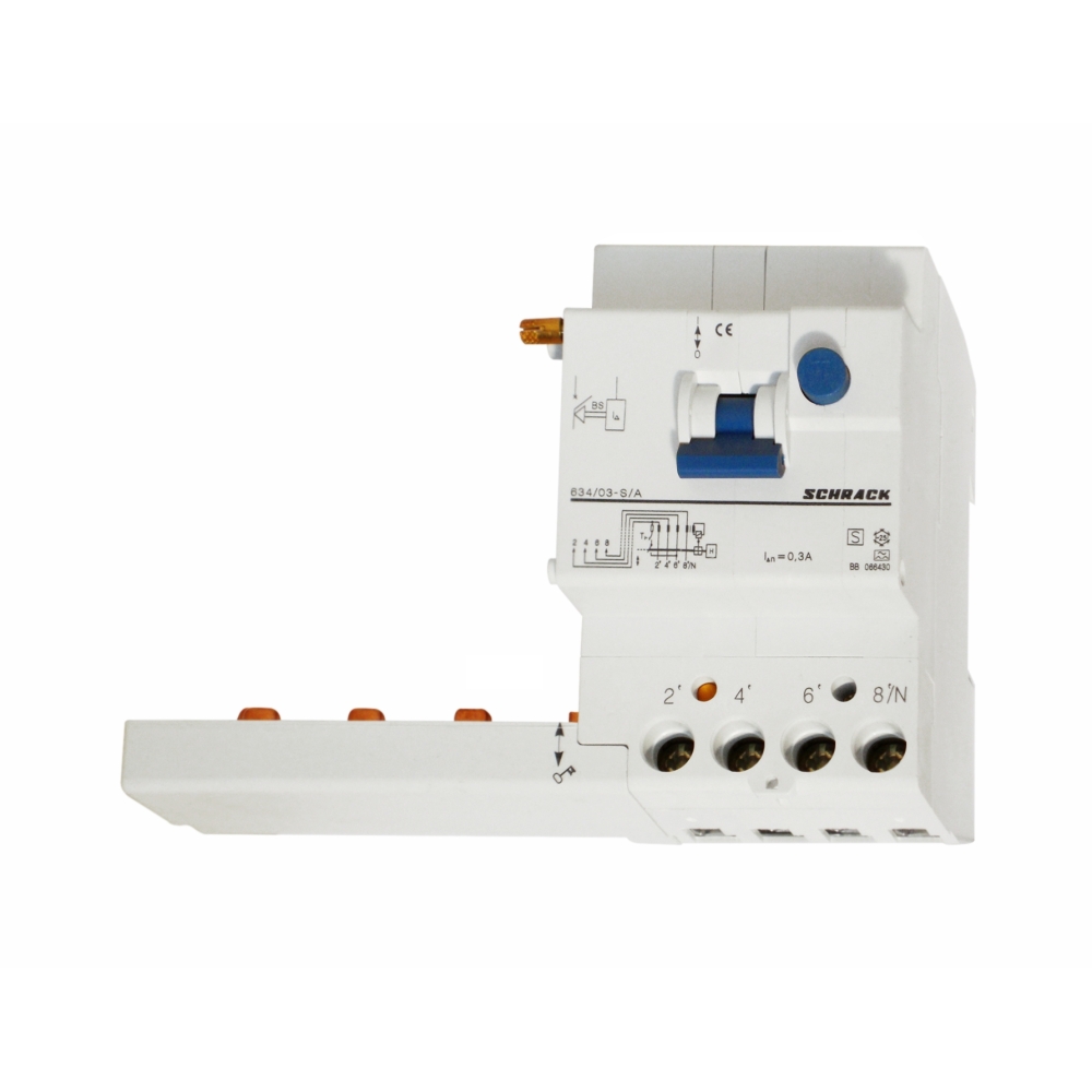 Bloc protectie diferentiala clipsabila 63A/4POL.300MA-SA