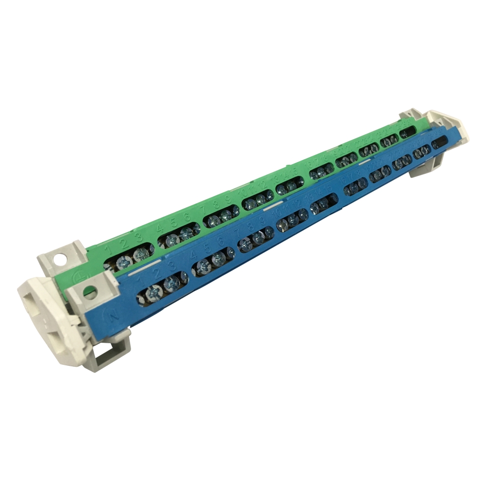 Bloc terminale cu șurub N+PE 15x16mm&sup2; 2xN+2xPE