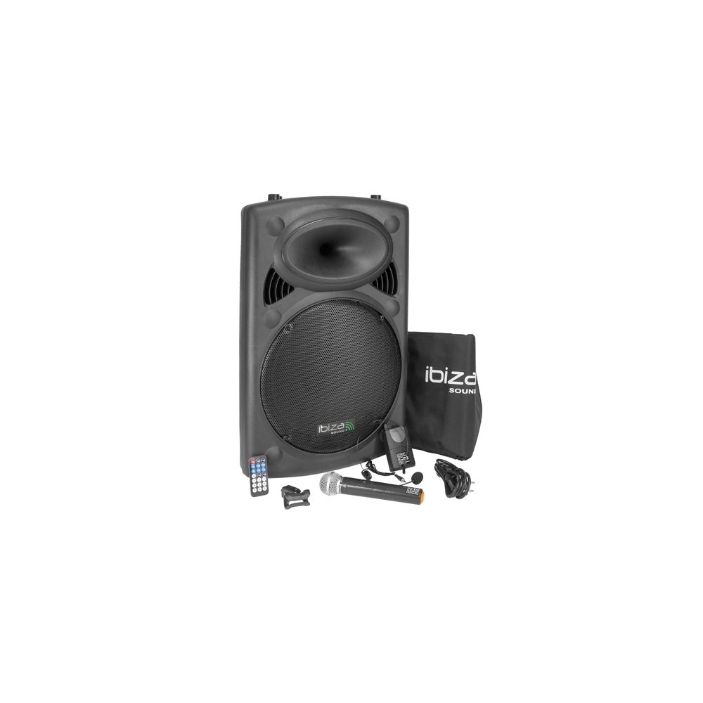 BOXA PORTABILA 15"/38CM 800W 12/230V USB/MP3 CU BT