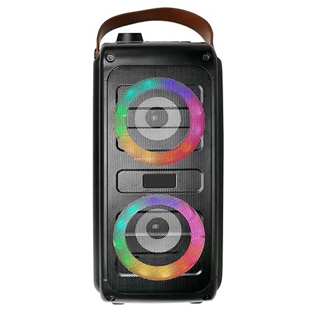 Boxa portabila 2x3" 10w bt/msd/usb
