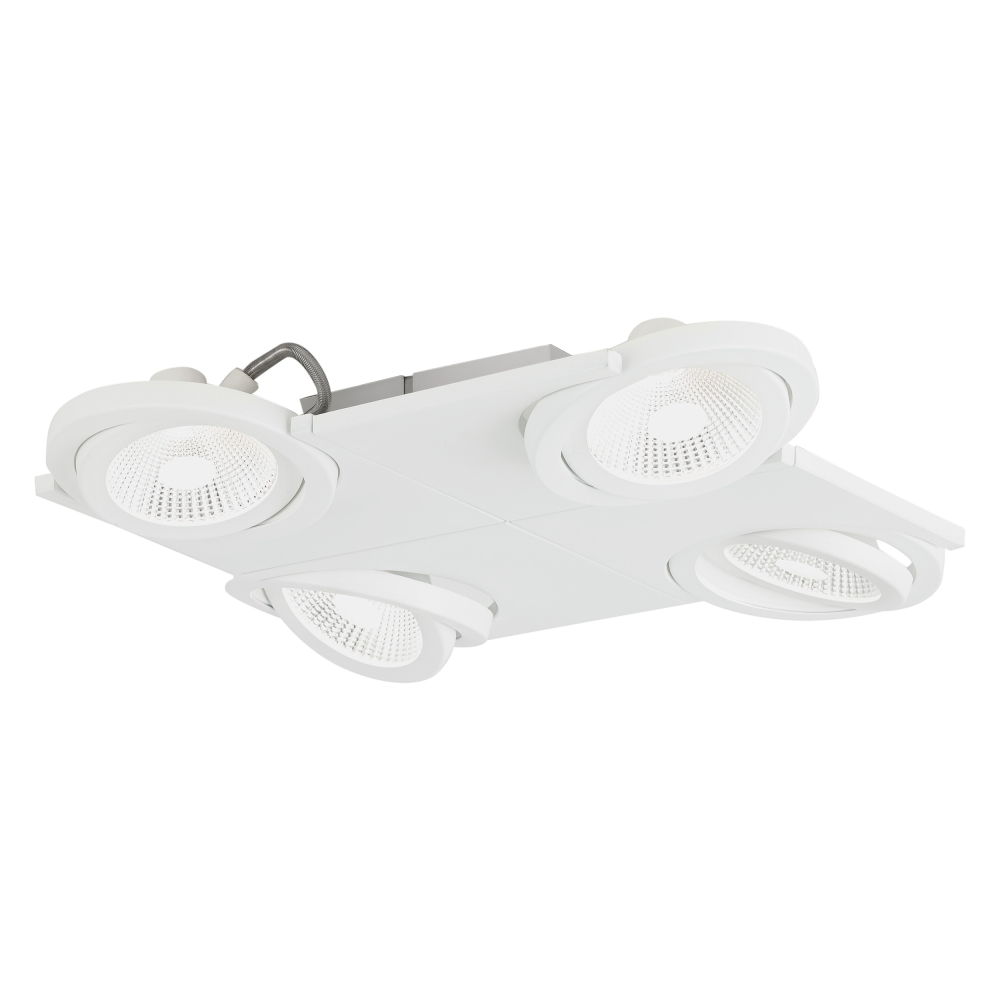 Brea Pro 4flg. 4x 9W 4000K white IP20