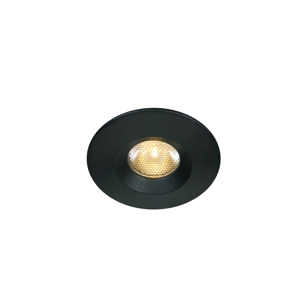 Burgio 3W 270lm 3000K 30&deg; 700mA Ra90 IP65 dim negru