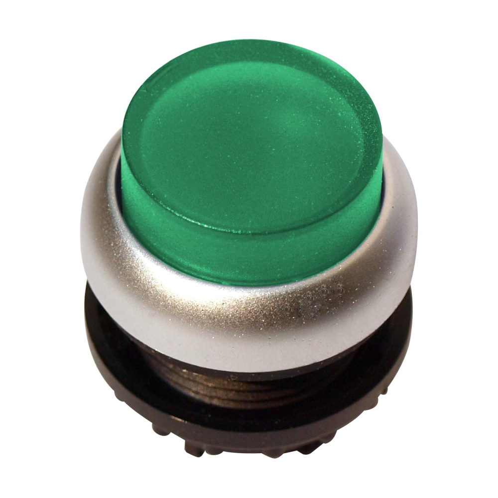 Buton comanda iluminat inalt cu revenire verde