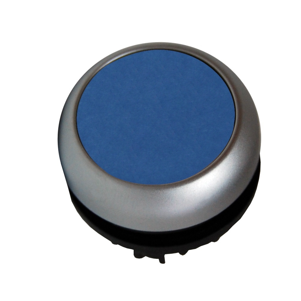 Buton comanda iluminat scund fara revenire albastru