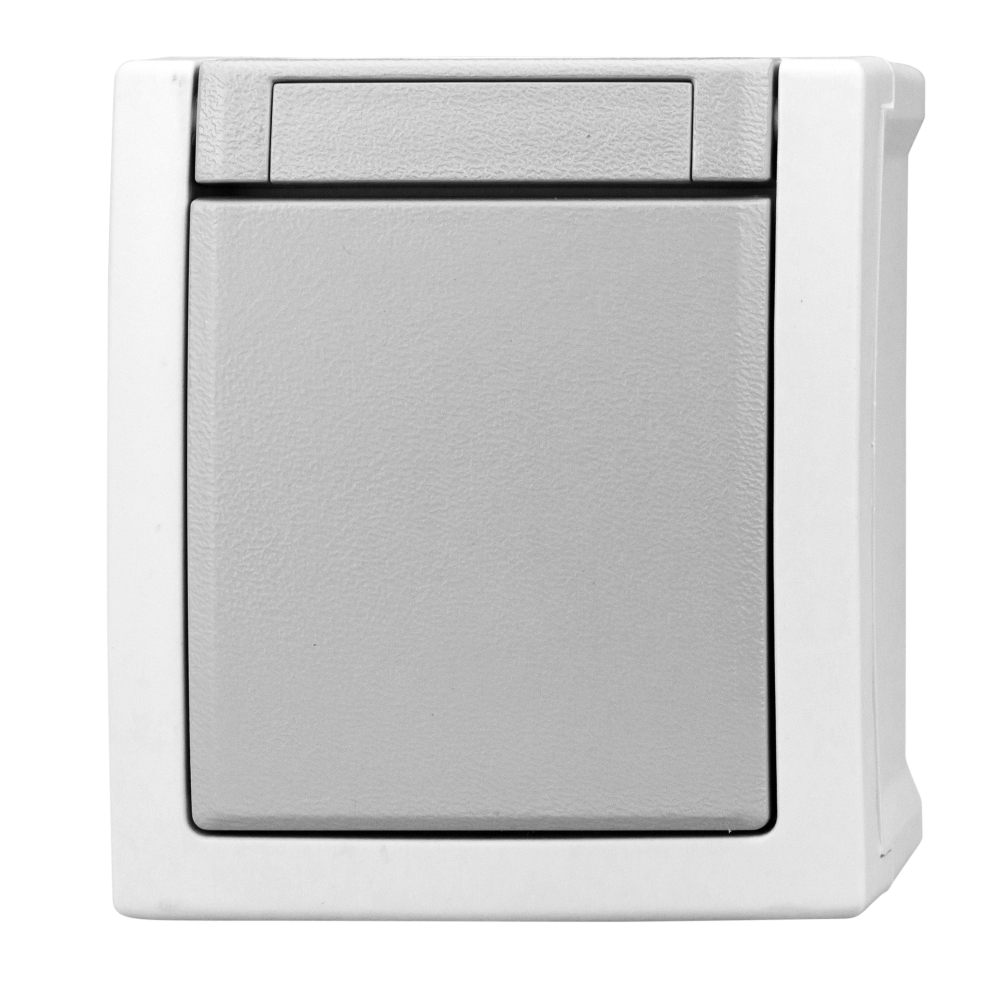 Buton cu 1ND, 10A, PT, cleme elastice, IP54