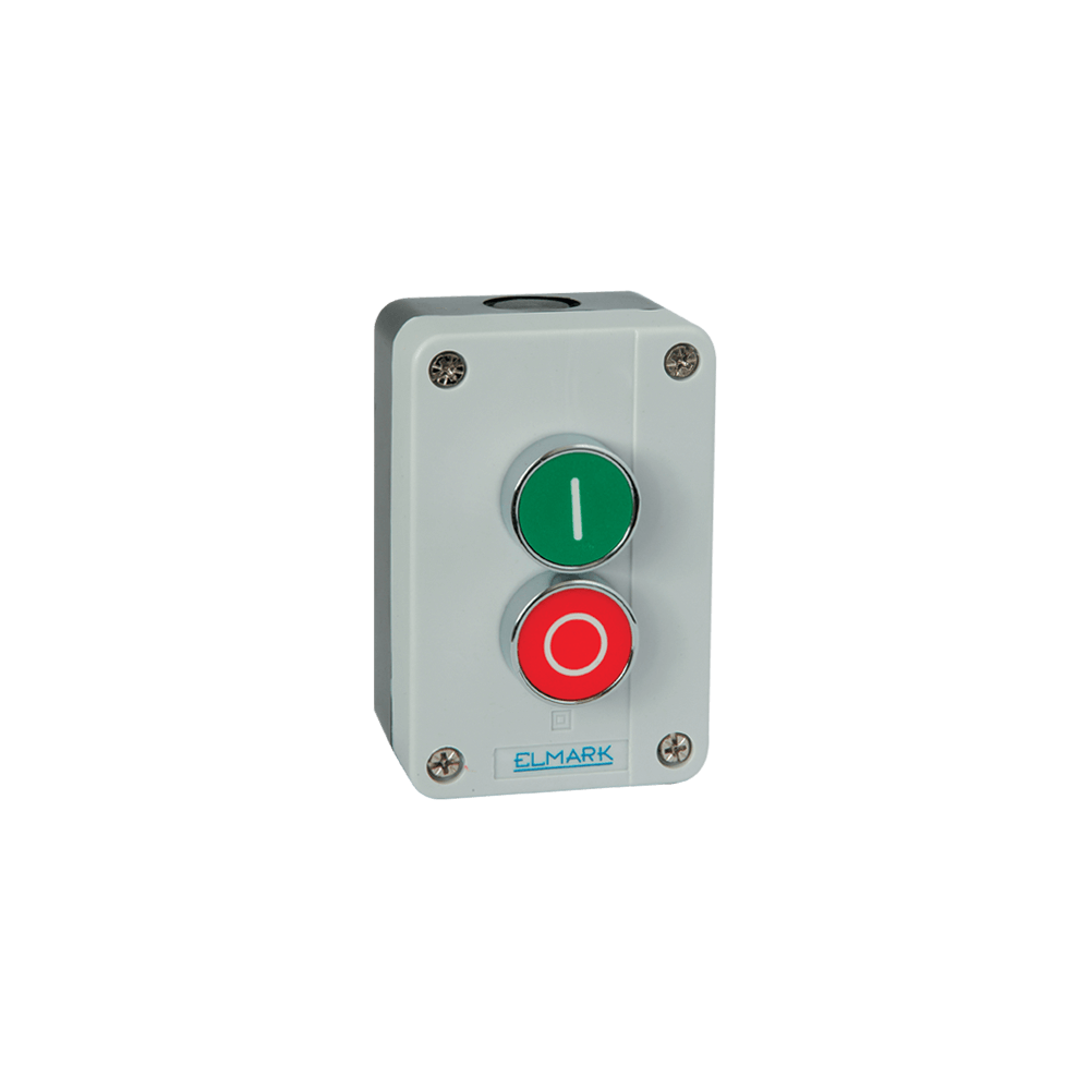 BUTON CU ARC DE REVENIRE B213 1NO;1NC IP44 1 ROSU ,1 VERDE
