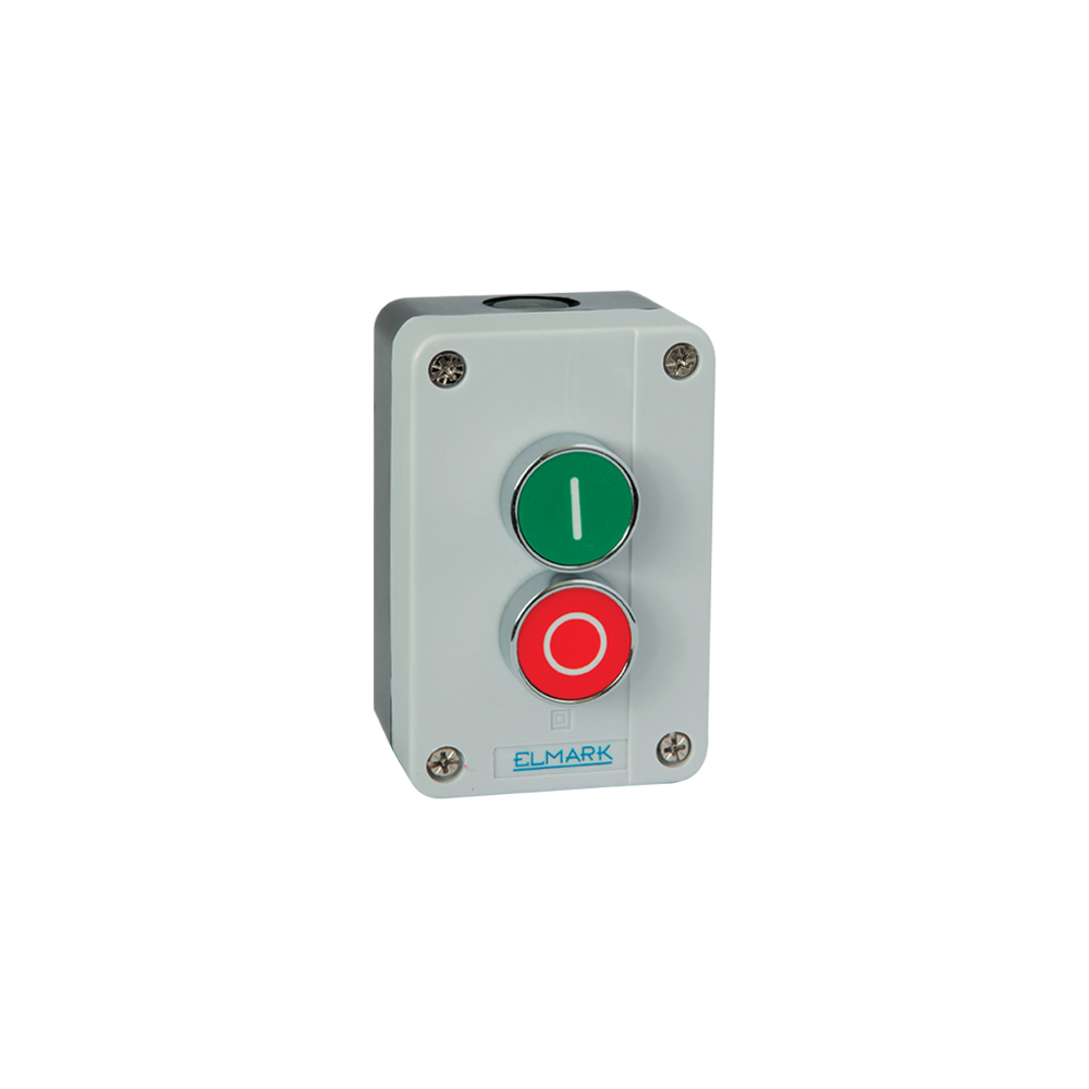 BUTON CU ARC DE REVENIRE BP213 1NO;1NC IP65 1 ROSU, 1 VERDE