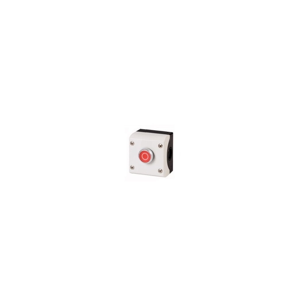 Buton rosu complet in carcasa '0'
