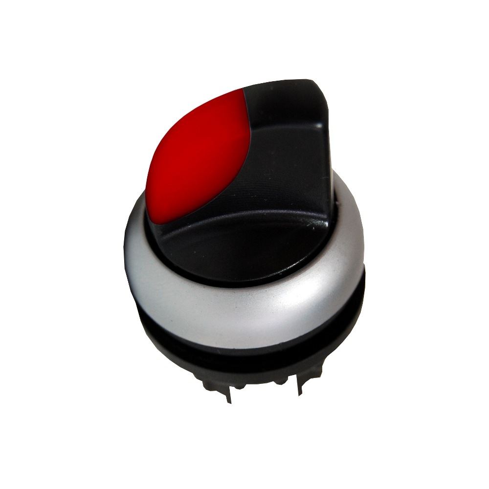 Buton selector 0-1 cu revenire rosu
