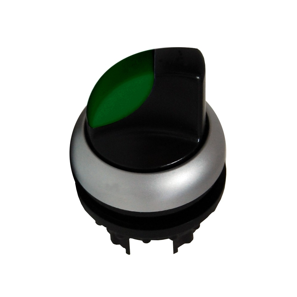 Buton selector 1-0-2 cu revenire verde